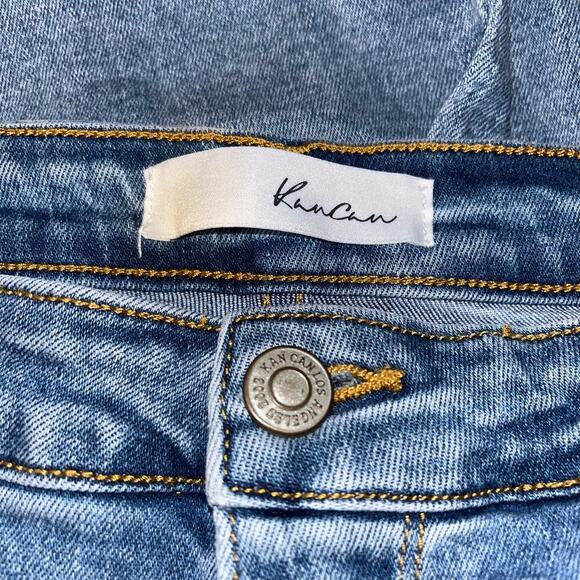 KanCan Distressed High-Rise Straight Leg Jeans Size 13/30 - Picture 5 of 7